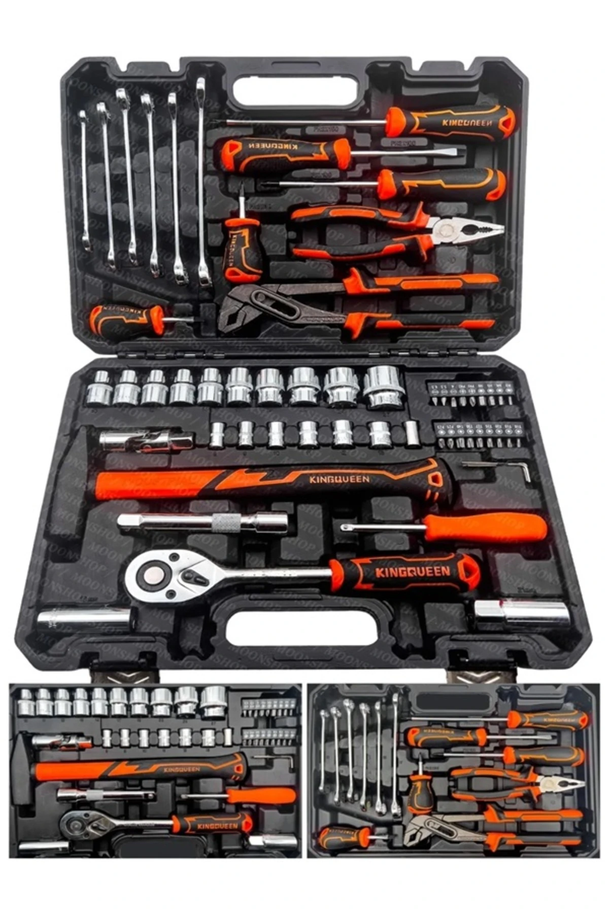 58 Parça Lokma Anahtar Takımı 1- 4 ve 1- 2 El Aletleri Seti