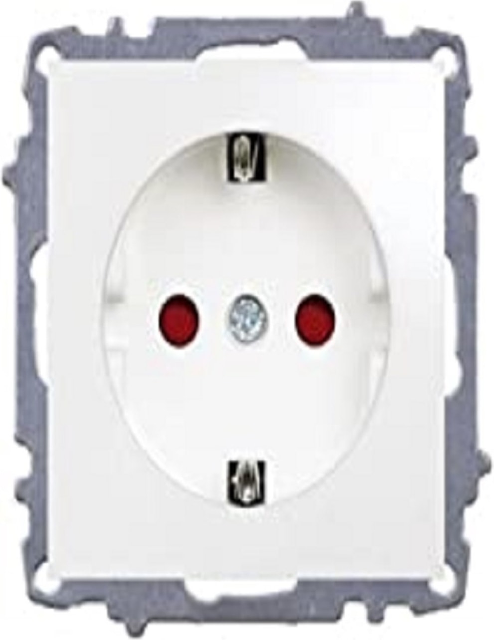 Zena Beyaz Çocuk Korumalı Topraklı Priz