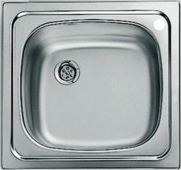 E50 1b 46,5X44 Paslanmaz Çelik Evye Sağ Batarya Çıkışlı