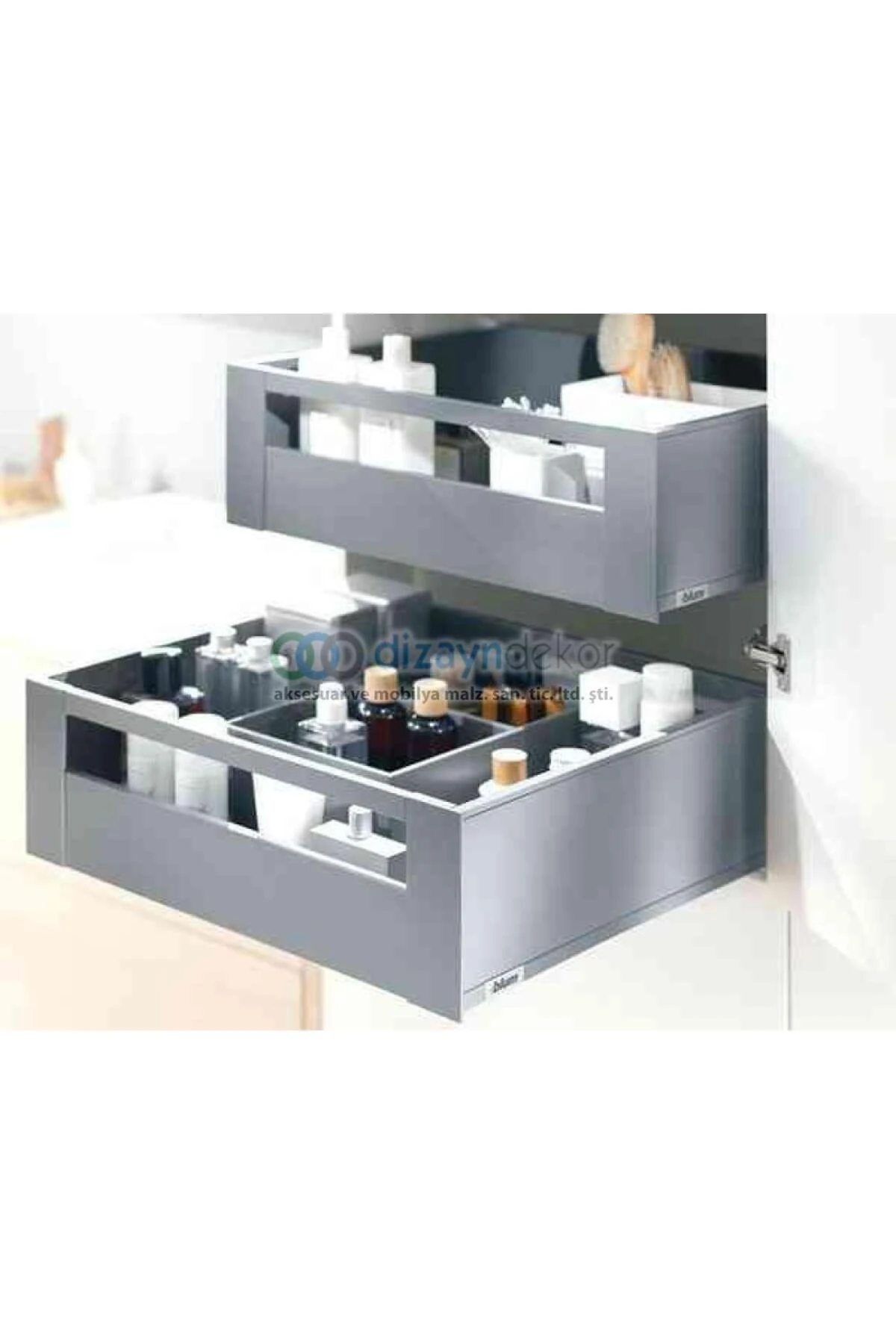 Legrabox C Free Camlı Iç Çekmece 50 Cm. Frenli Otion