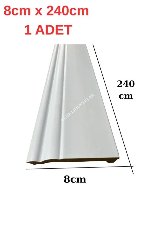 8cmx240cm Lotus PVC Süpürgelik Desenli Suya Neme Dayanıklı PVC Parke Seramik Salon Mutfak Süpürgelik