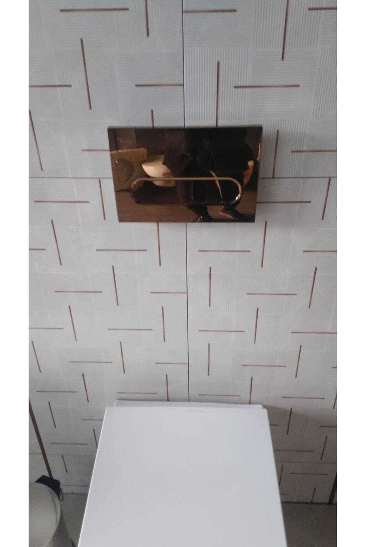 Gömme Rezervuar Kumanda Paneli Bakır