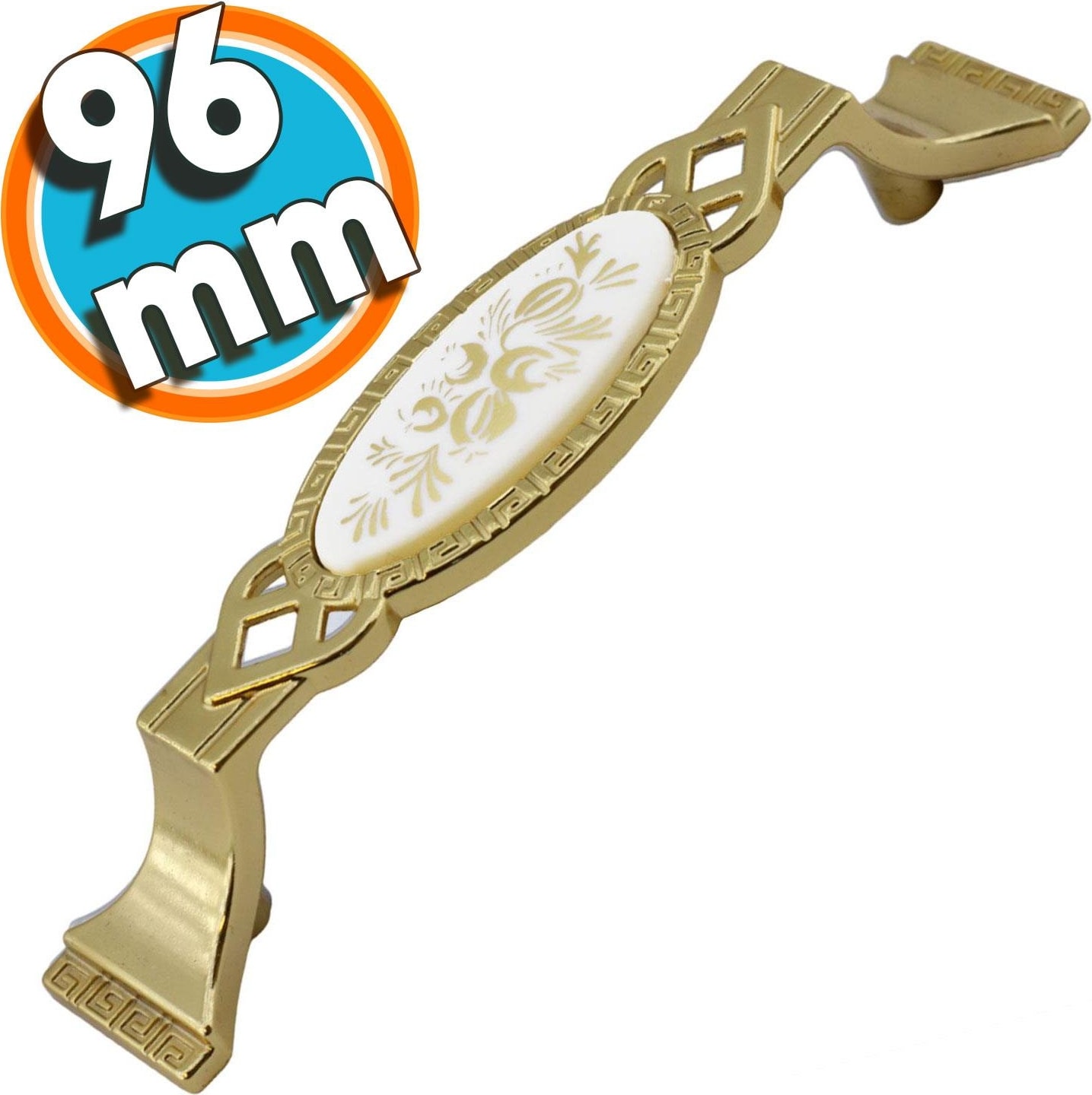 Mobilya Mutfak Dolabı Çekmece Dolap Kapak Kulpu Kulbu Altın 96 mm Metal Kulp