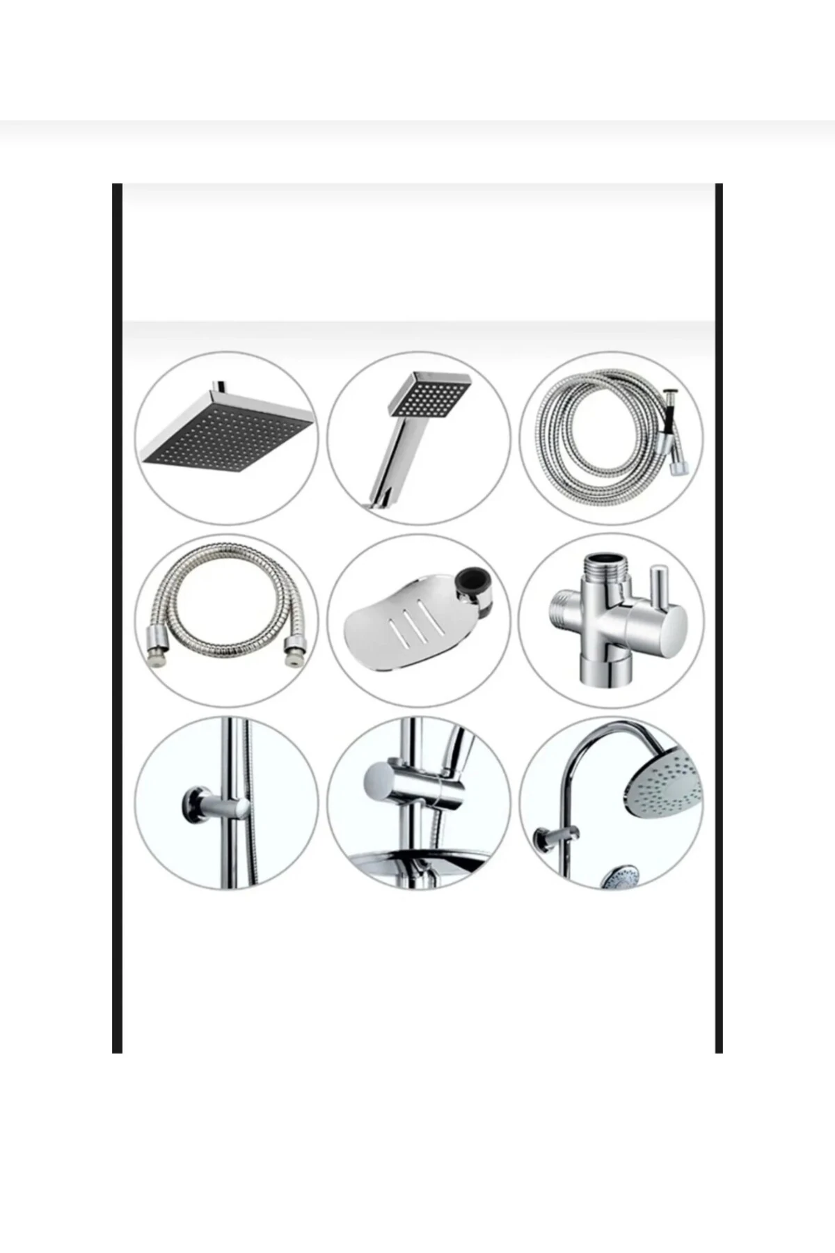 Duş seti Banyo Bataryası Lavabo bataryası 3 lü Set