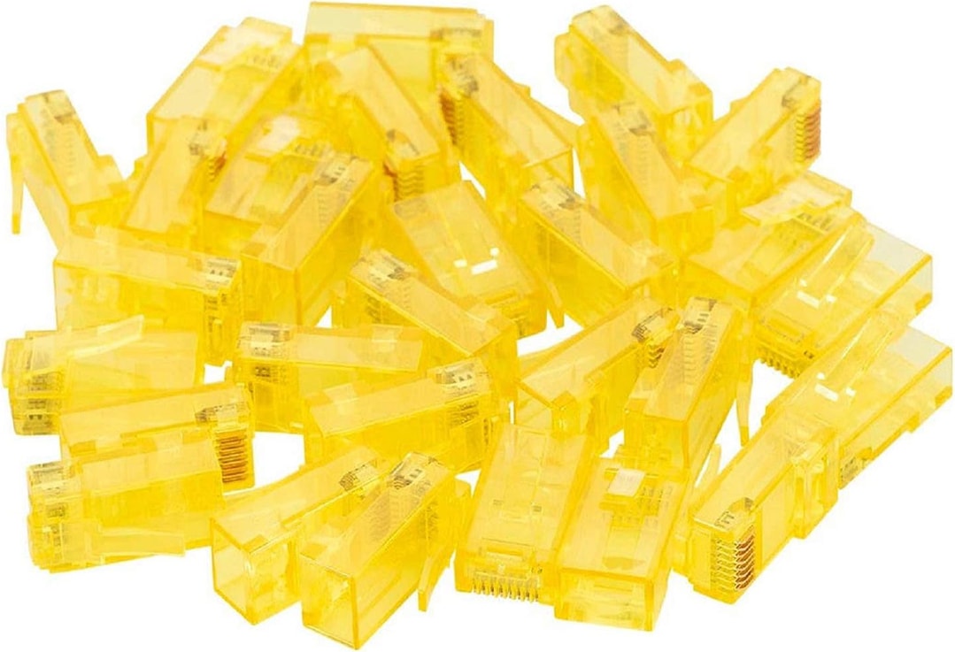 PM-22700 RJ45 RJ45 Cat6 8p/8c Sarı Soket (100LÜ Paket)
