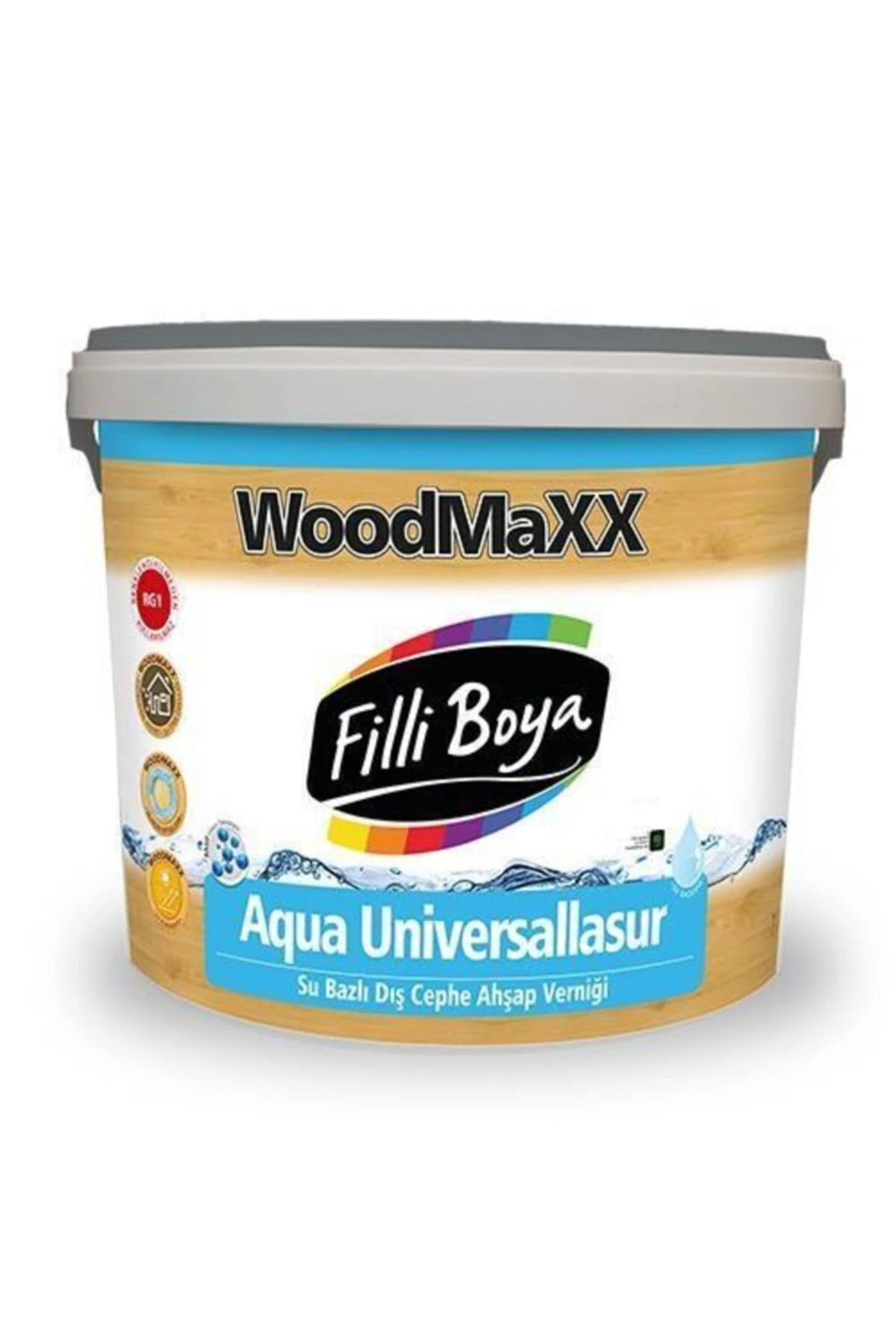 Filli Aqua Universallasur Subaz Dış Cephe Ahşap Verniği 2.5 Lt