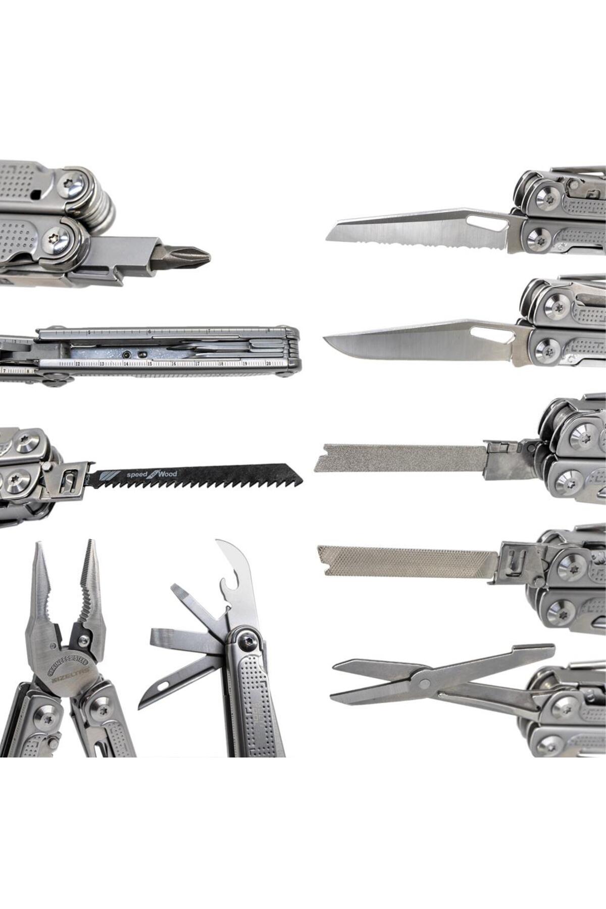 Multi Tool PRO 15 Fonksiyonlu Çok Amaçlı El Aleti 180 mm