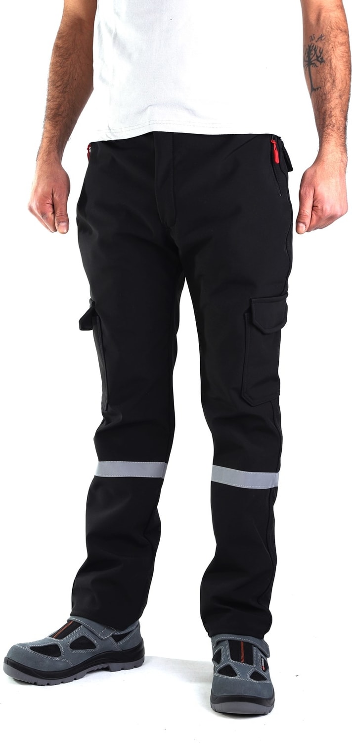 Softshell Pantolon - Siyah - Içi Polarlı