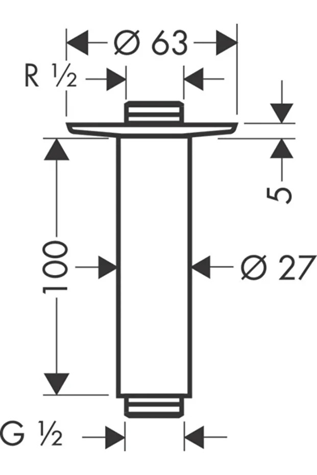 Unıversal Tavan Baglantısı 10 Cm 27479000