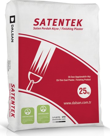 Saten Alçı 10 Kg Satentek Perdah