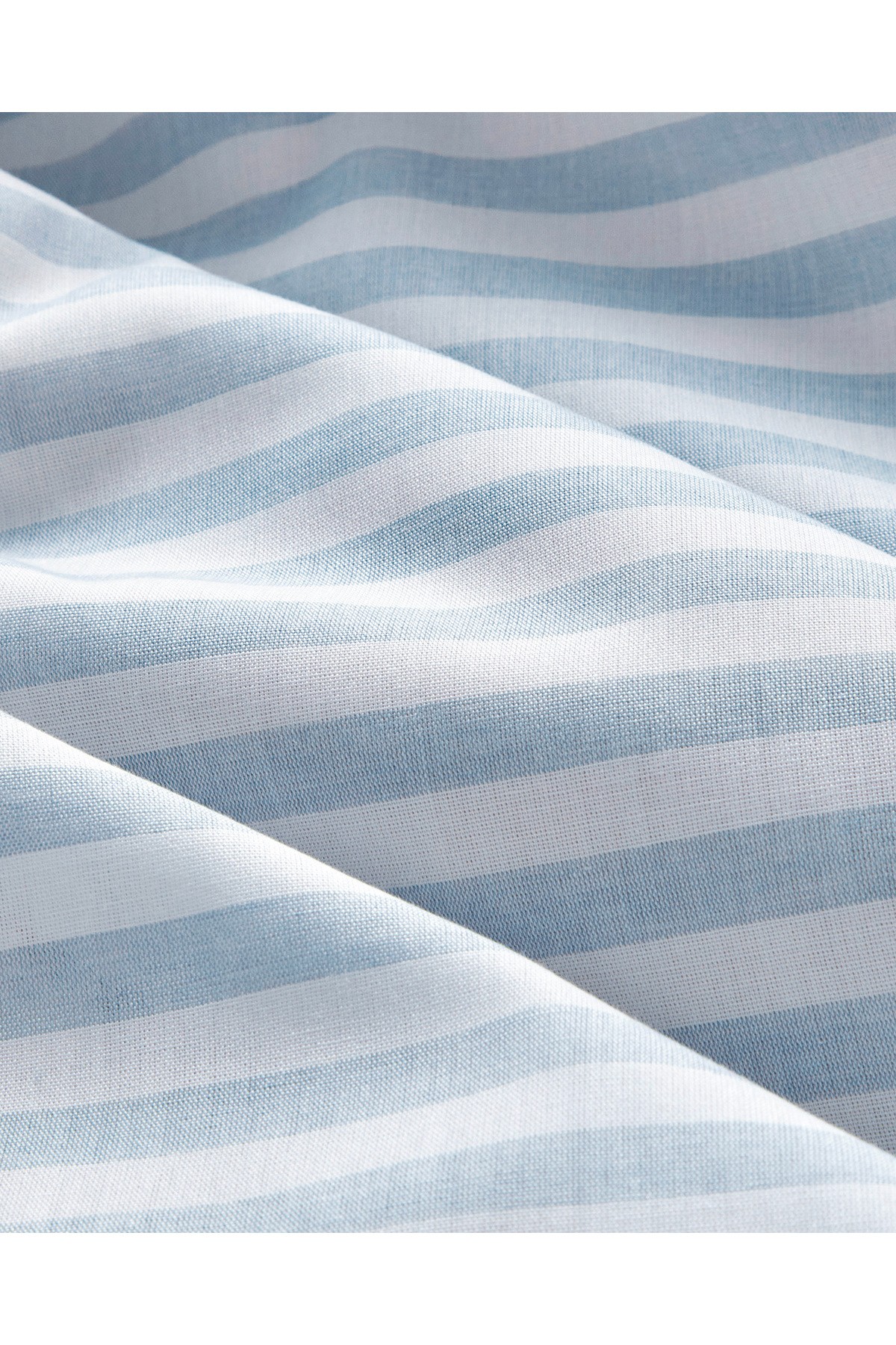Soft Streaks İpliği Boyalı Çift Kişilik Nevresim Takımı 200x220 cm Mavi