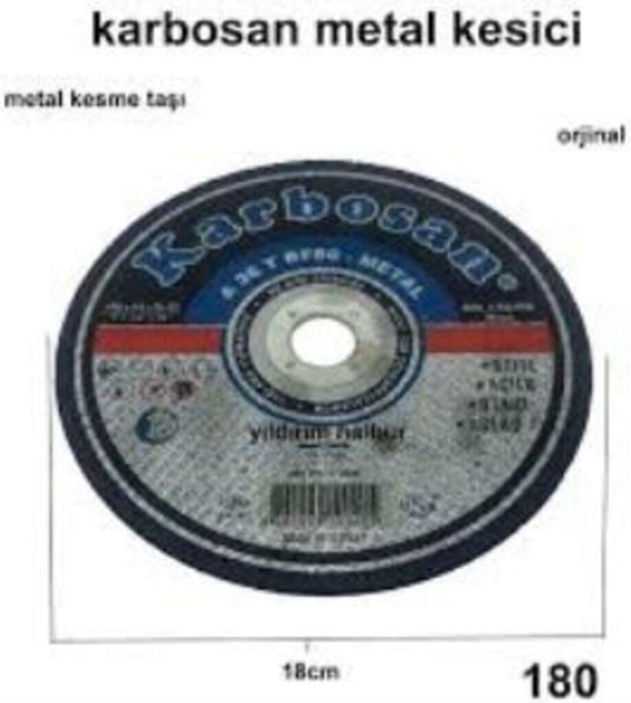 KARBOSAN Metal Kesici 180 x 3,0 x 22,23