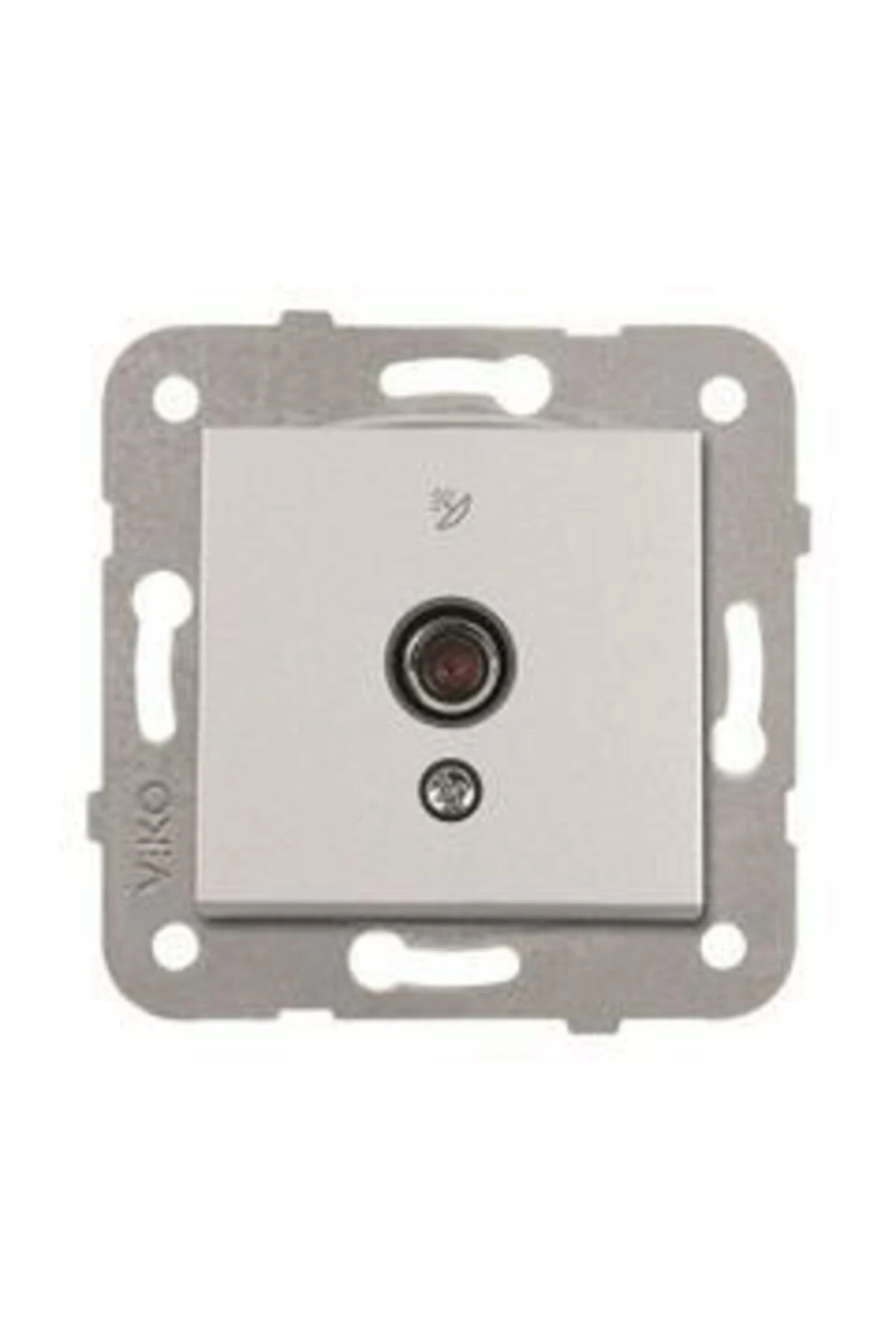 Kare F Konnektörlü Sonlu Uydu Prizi