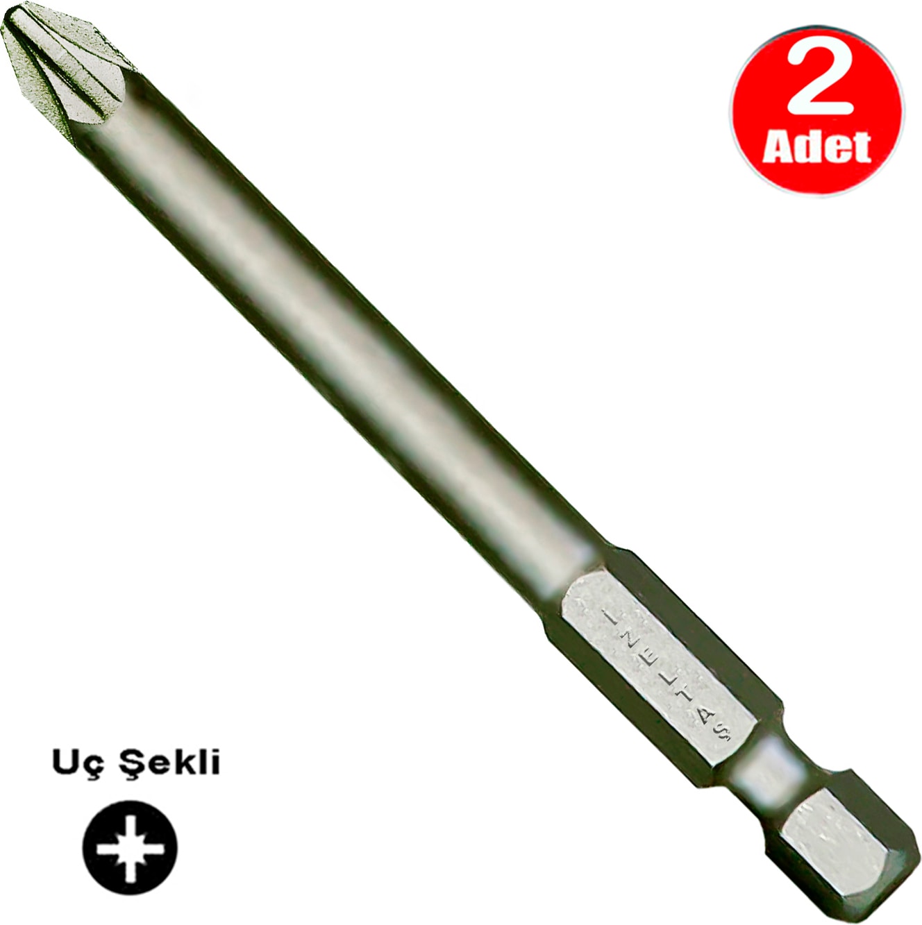 İZELTAŞ Izeltaş Bits Uç Yıldız Matkap Vidalama Ucu Pz2 x 100 mm - 2 Adet