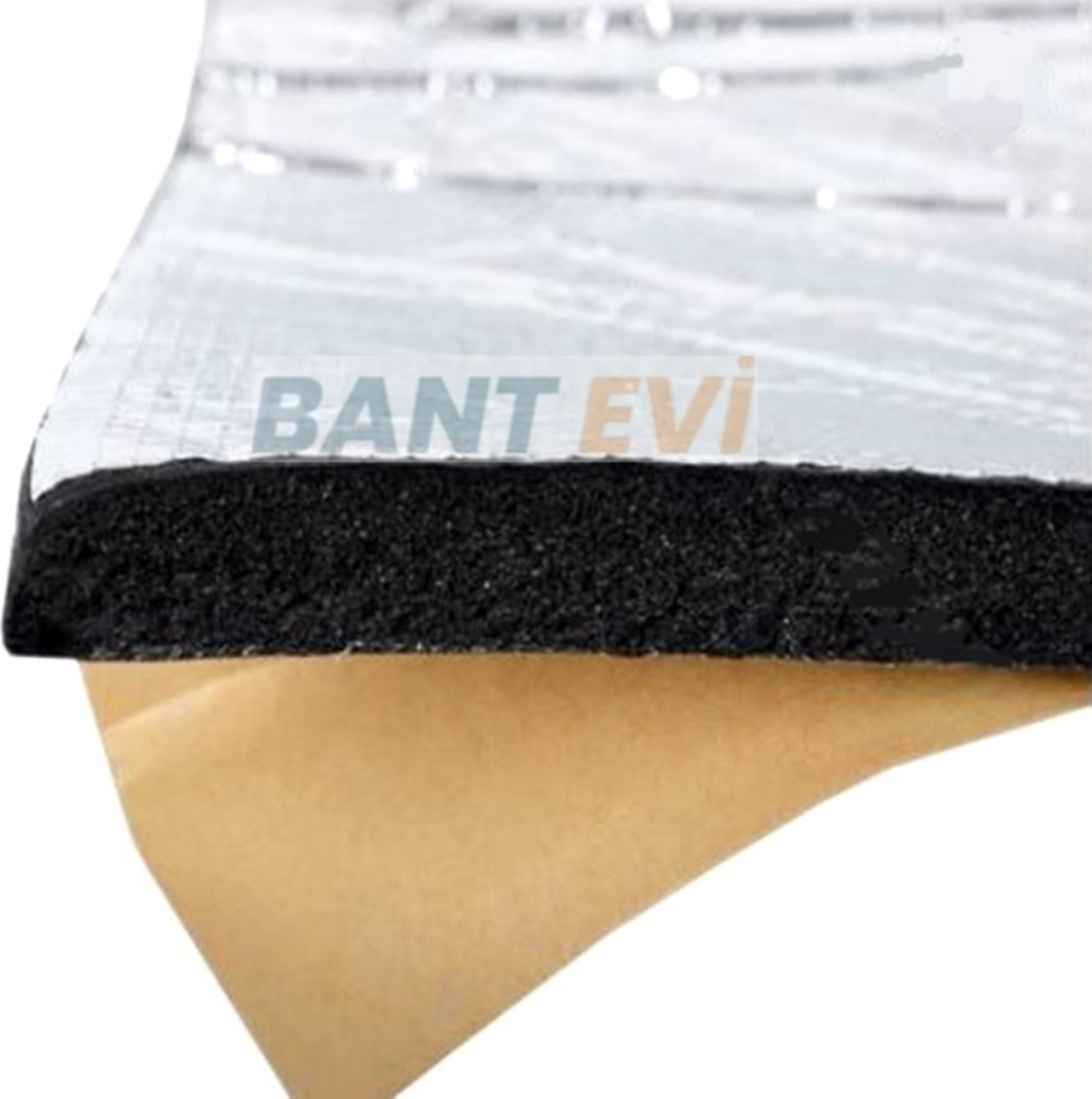 Folyolu Kauçuk Sünger 13MM Et Kalınlıkta 10cmx5mt Yapışkanlı Araç Oto Ses Isı Yalıtım Bandı