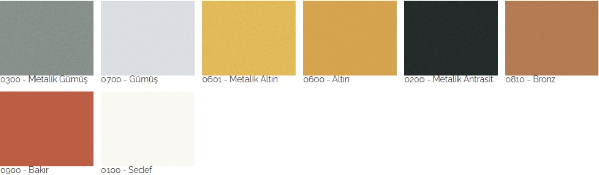 Stella Metal Renkler