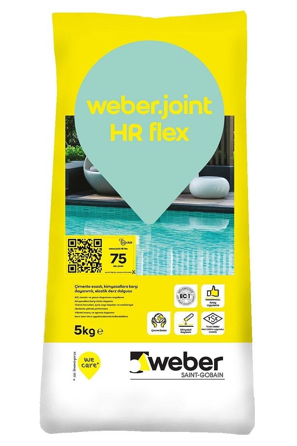 Joint Hr Flex Kimyasal Dayanımlı Derz Dolgu 5 Kg (BEYAZ)