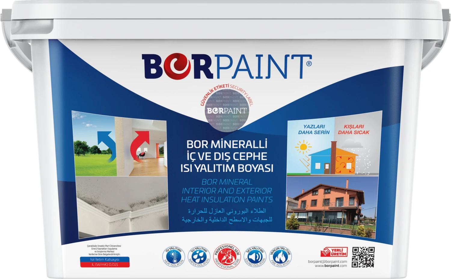 Iç ve Dış Cephe Isı Yalıtım Boyası 18KG