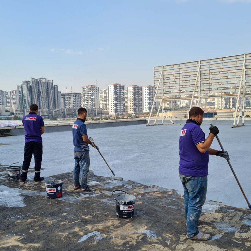 Izower M1 Süper Elastik Su Yalıtım Kaplaması Mavi 18 kg