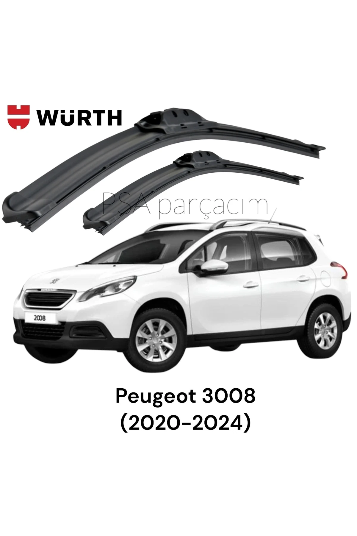 Peugeot 2008 Muz Silecek Takımı (2020-2024) 2'li