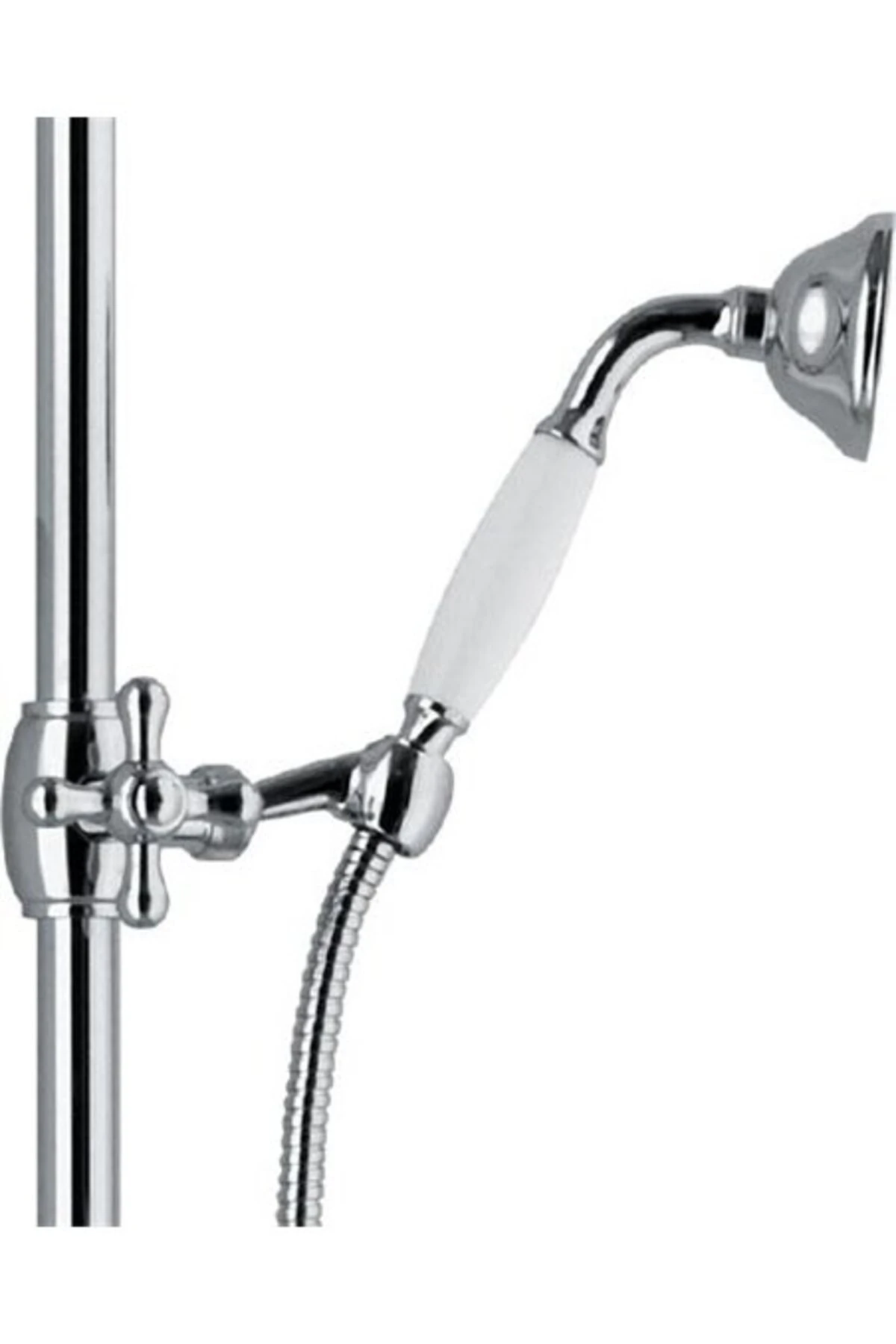 İtalyan Webert Karenina Banyo Bataryasi Swarovsky Taşli Duş Kolonu ,El Duşu Seti Krom