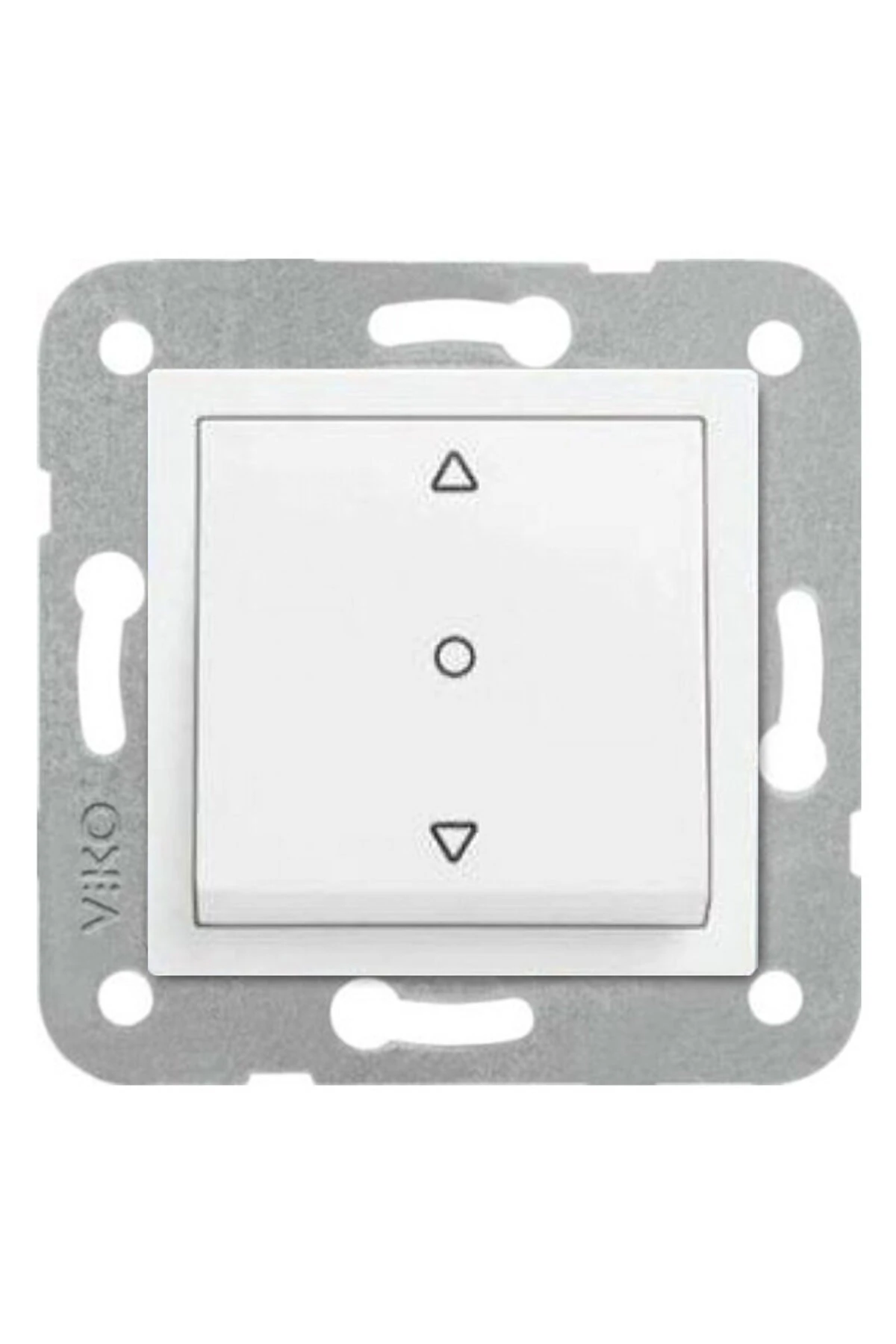 Linnera Tek Düğme Jaluzi Anahtar Çerçevesiz Beyaz