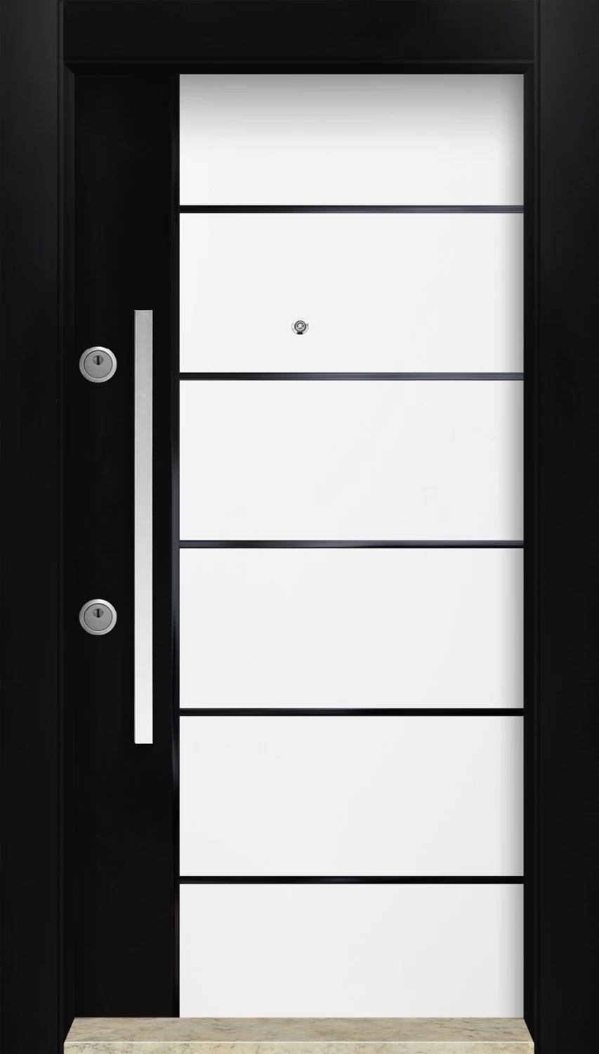 MN-6018 Dış Iklim Kapısı Yağmur'a ve Güneşe Dayanıklı Çelik Kapı