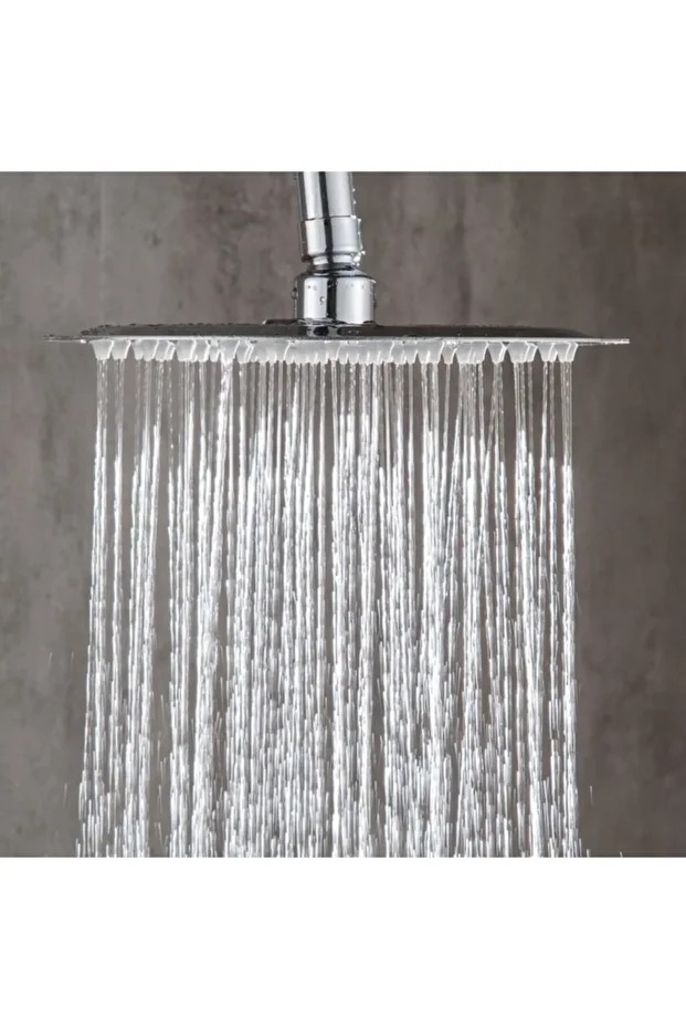 Tepe Duş Başlığı Kare Slim 304 Metal 40x40 Cm