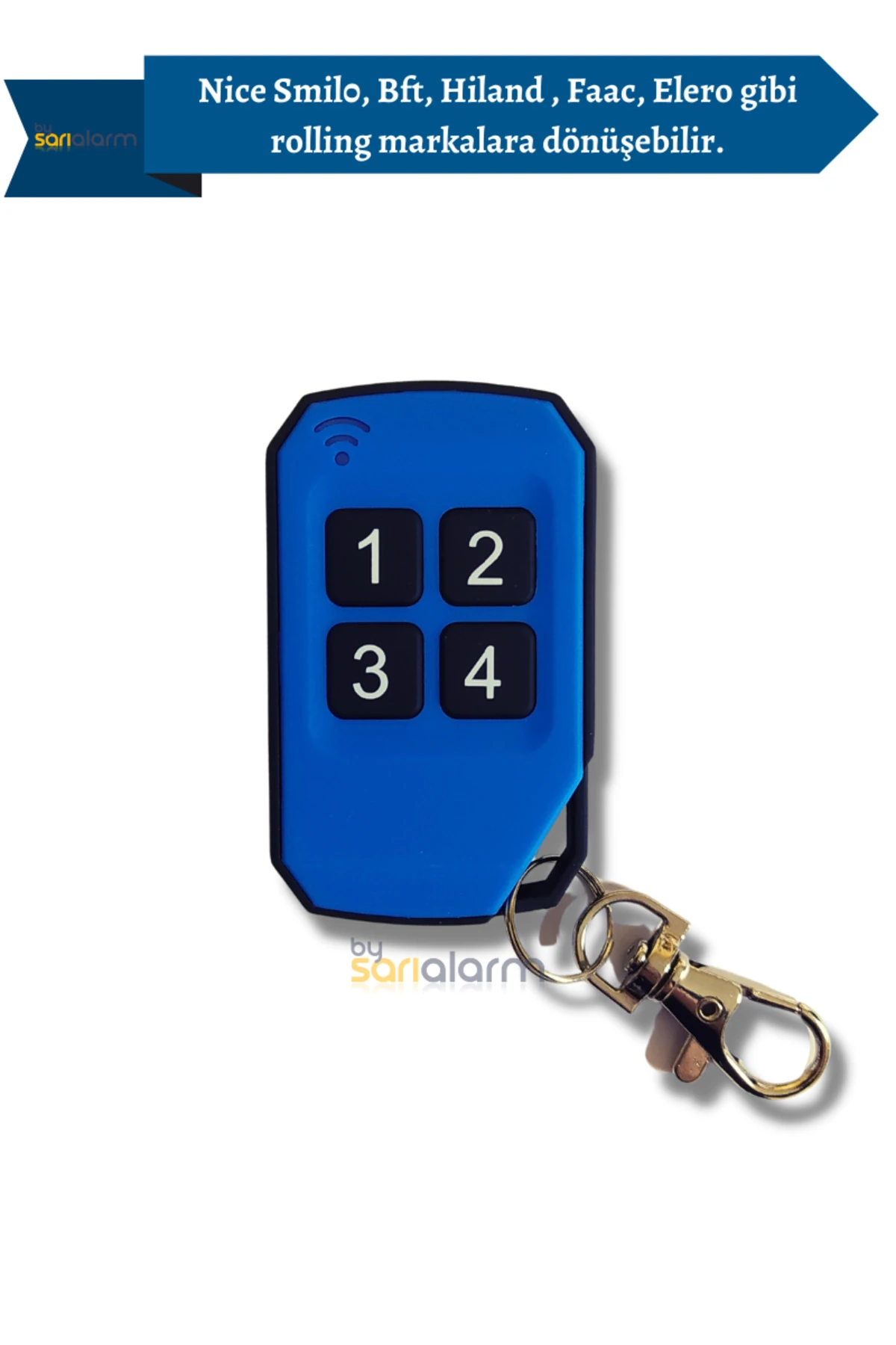 Rolling ( Nice - Bft - Hiland - Elero Vb ) Olabilen Akıllı Kumanda - Soft Gövde -