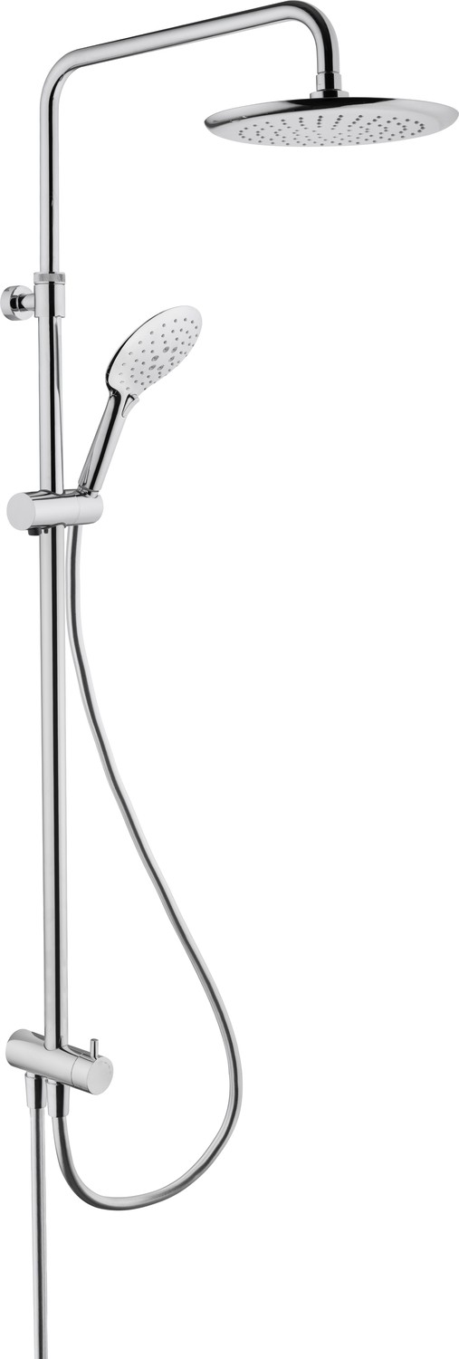 Shine Round A45701 Duş Sistemi, Krom