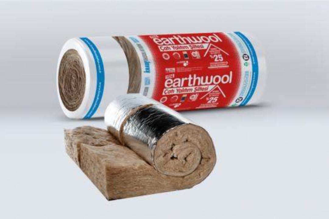 Mineral Taşyünü Folyolu Çatı Şiltesi 10CM (9,6m²)