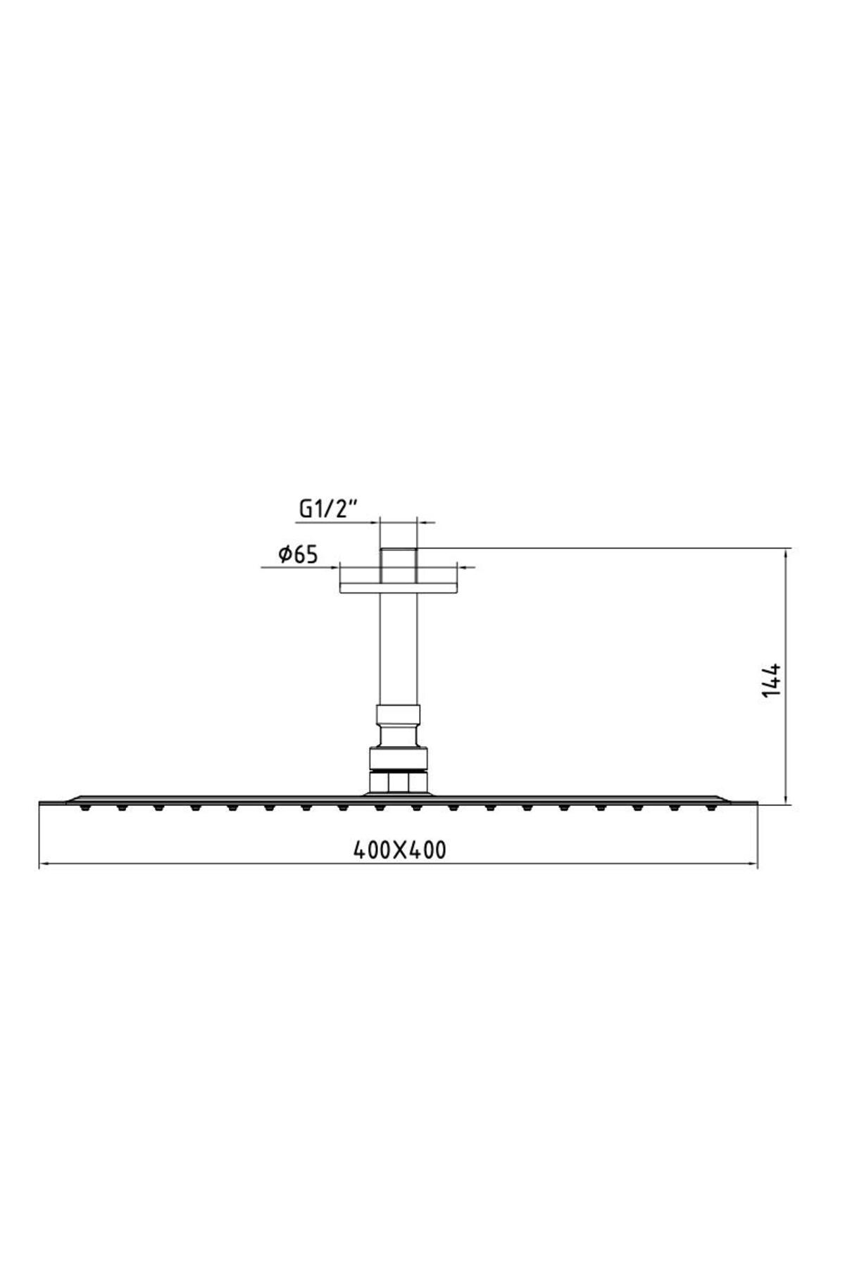 İnce Duş Başlığı Tepe Duşu 102145015