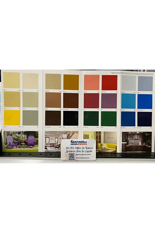 Yağlı Boya 0,75lt - Boncuk Mavi 5063 (ahşap, Demir-çelik, Beton, Brüt Beton, Sıva, Betopan, Alçıpan