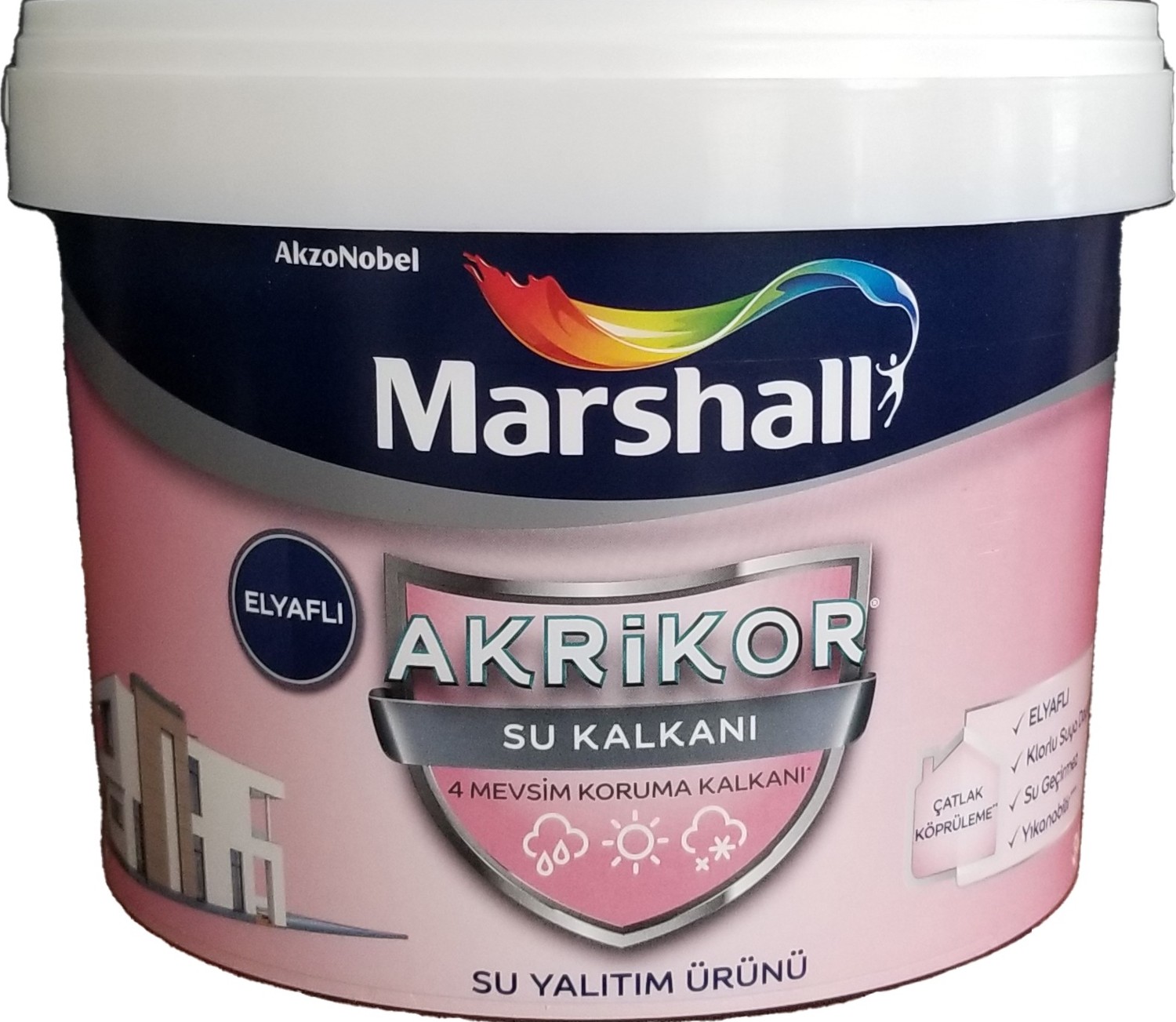 Akrikor Elyaflı Sutut Su Kalkanı Su Yalıtım Ürünü Beyaz