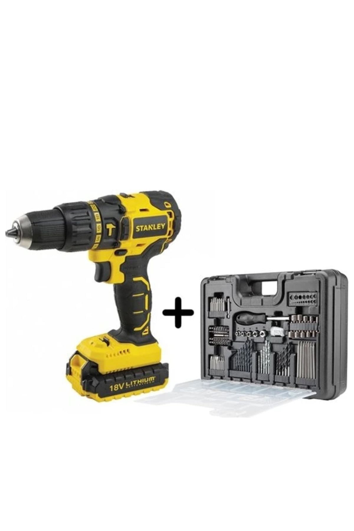 STANLEY Darbeli Vidalama 18v 2amp. Sbh20d  Kömürsüz Darbeli Matkap