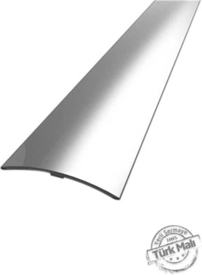 Alüminyum Kapı Eşik Gri Altı Yapışkanlı Eni 38 mm Boyu 90 cm 3 Adet