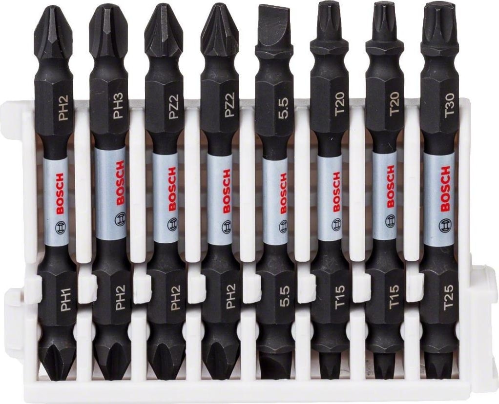 BOSCH - Impact Control Serisi Çift Taraflı Vidalama Ucu 8'li Set *65MM
