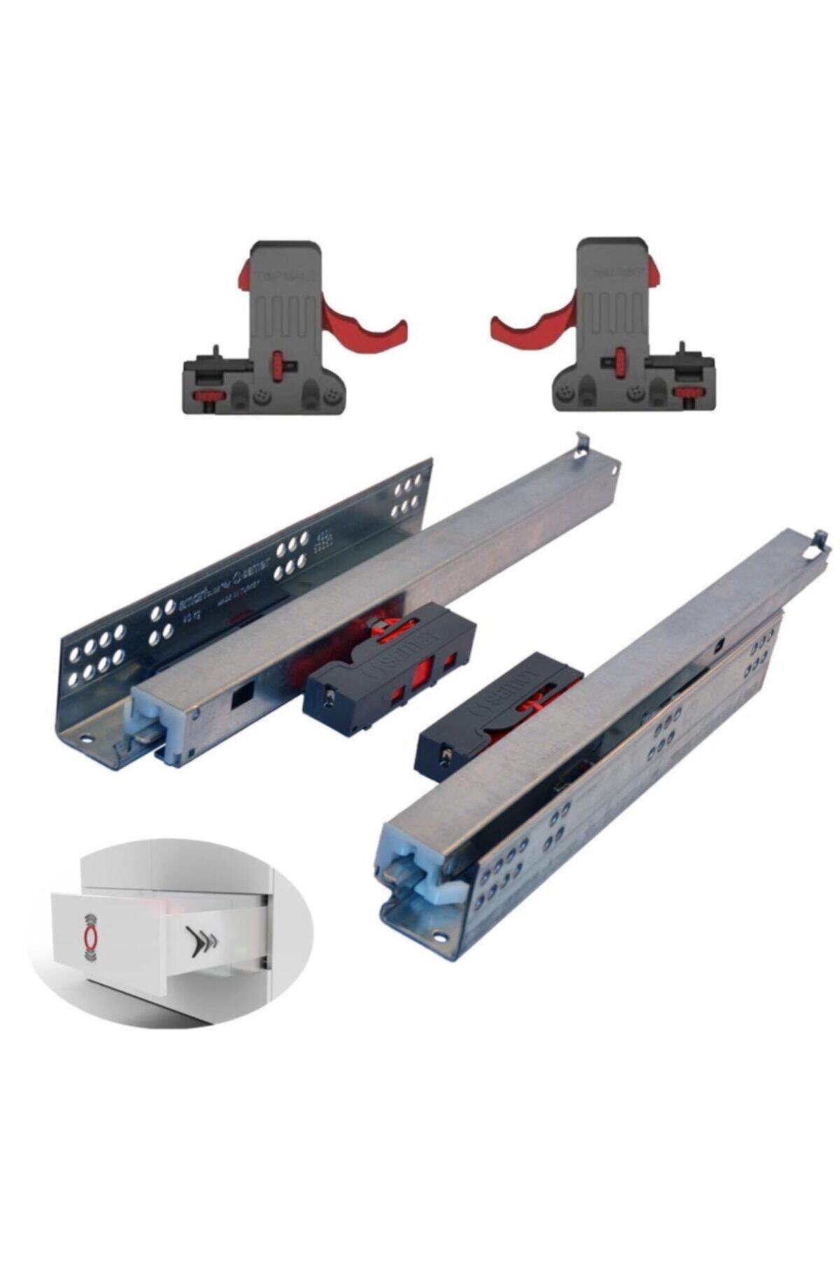Push Open 40 Cm Tam Açılım Ray