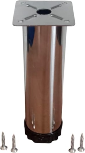 12 cm Krom Ayarlanabilir Kanepe, Koltuk, Baza, Mobilya Yükseltme Ayakları (4 Adet)