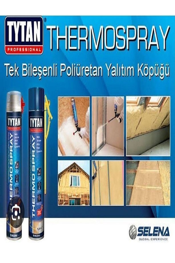 Thermosprey Isı Ve Ses Yalıtım Köpüğü (12adet 1 Adet Tabanca Bedelsiz / 25 M2 )