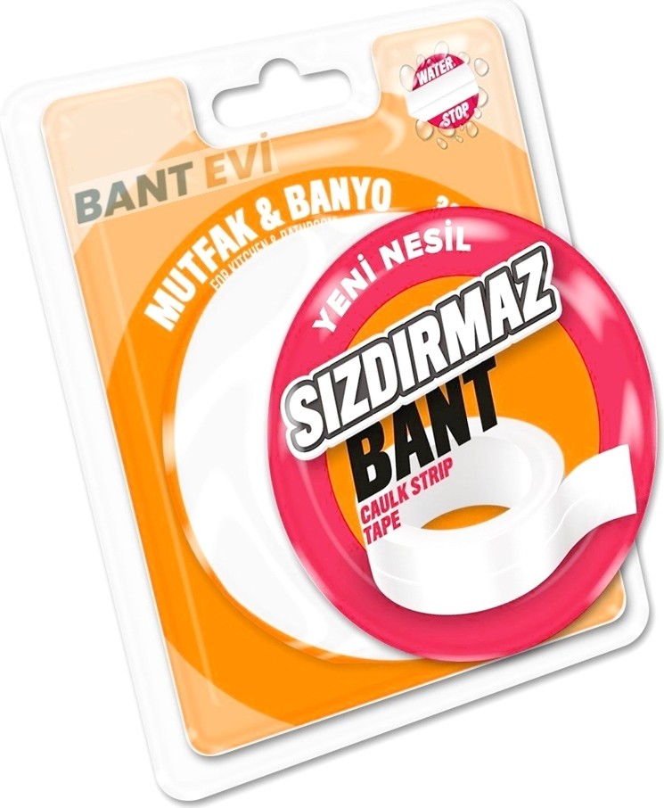 Su Sızdırmaz Bant Mutfak Lavabo Küvet Izolasyon Şerit Bant Beyaz