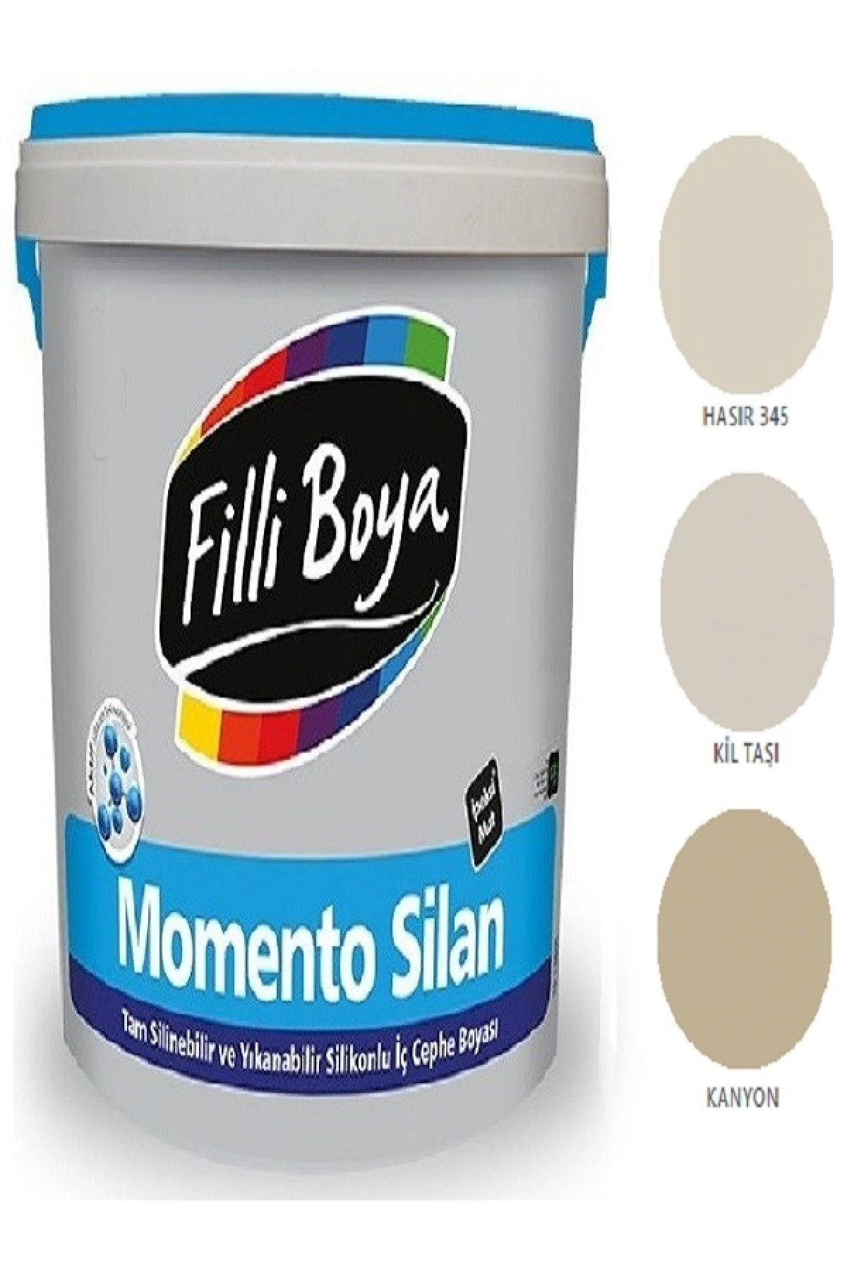 Filli Momento Silan Tam Silinebilir Yıkanabilir Silikonlu Ipek Mat Boya 2,5lt (kanyon)