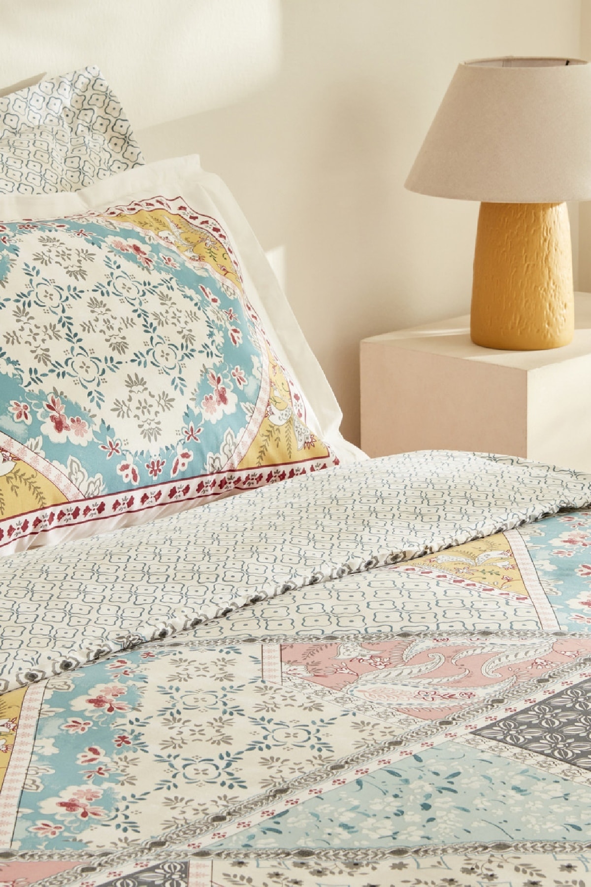 Edella %100 Pamuk Tek Kişilik Nevresim Takımı Multicolor