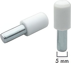 Raf Pimi Plastik Başlı Metal Raf Pimi 25 Adet