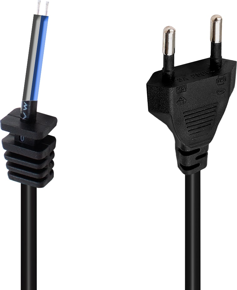 Fişli 40 cm Uçsuz Güç Kablosu Elektirik Kablosuz Priz Kablo 220 Volt