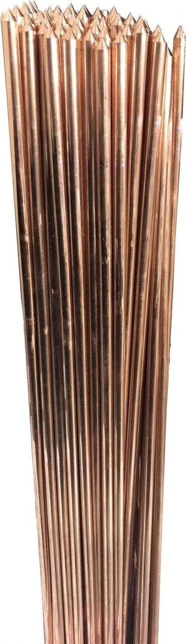Çap 20 mm Boy 100 cm %100 Saf Bakır Topraklama Çubuğu + Klemens Dahil