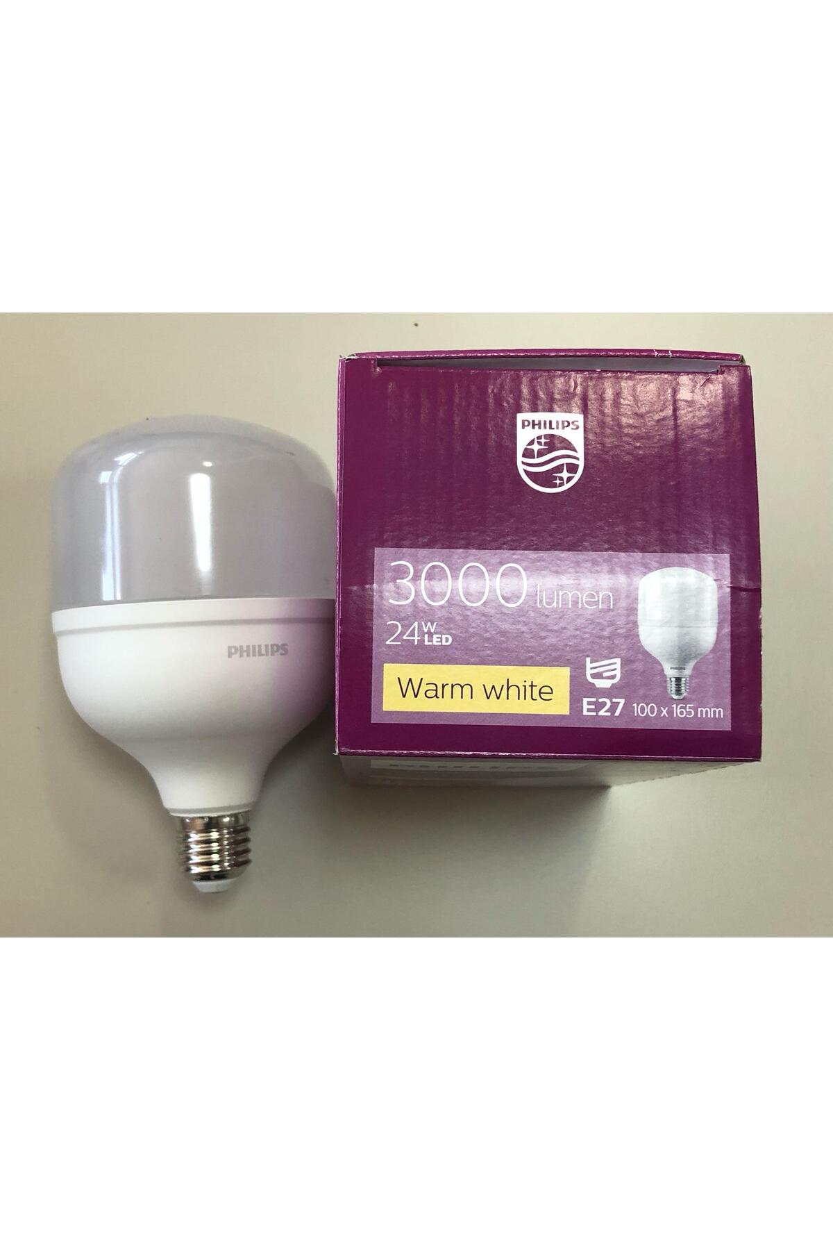 2 ADET PHILIPS TRUEFORCE 24W =3000 LÜMEN E 27  3000KELVİN LED 15,000 SAAT