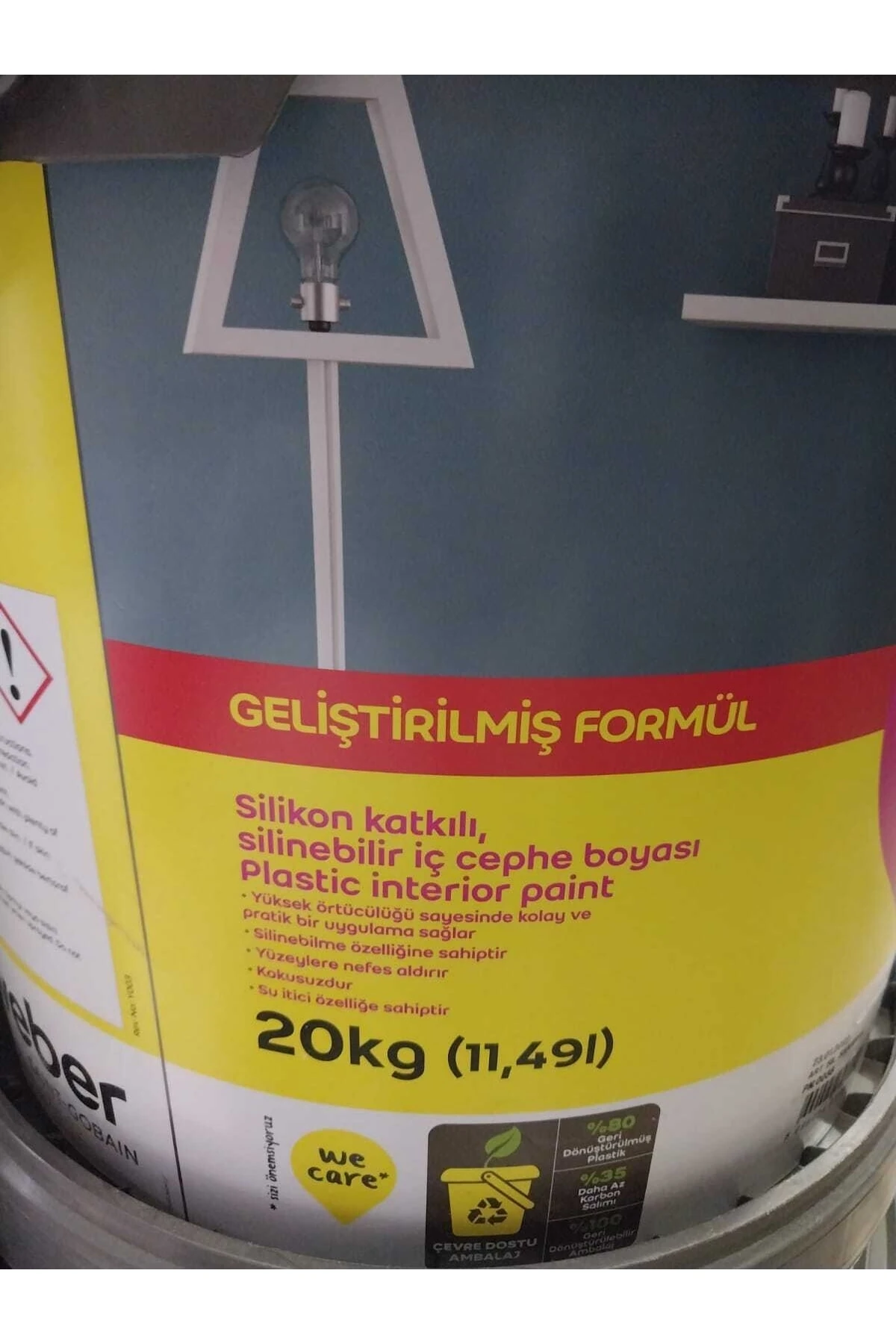 Silikon Katkılı Silinebilir İç Cephe Boyası Art Sıl 20 kg Birgi