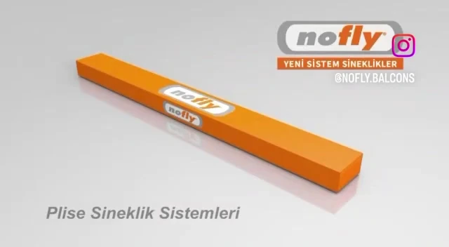 Ince Seri Plise Sineklik Kapı Pencere Beyaz (90*245)
