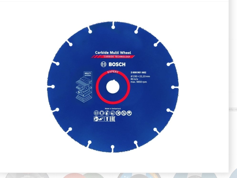 BOSCH Expert X-Lock 230X22.23 Çok Tekerlekli Disk Inşaat/endüstri Için